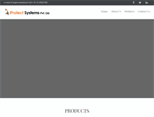 Tablet Screenshot of iprotectsystems.in